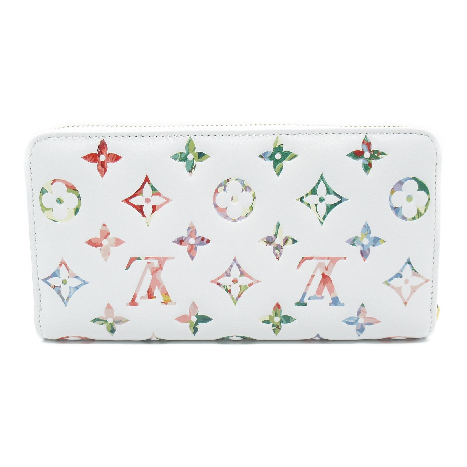 ルイヴィトンラウンドファスナー長財布コピー ジッピー・ウォレット LV ガーデン ラムレザー ホワイトマルチ M81694 - 商品画像 4