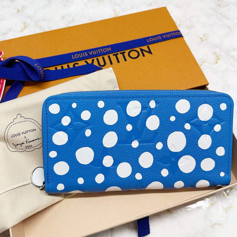 ルイヴィトン スーパーコピー LV × YK 草間彌生 コラボ ジッピー ウォレット M81954 M81906 - 商品画像 4
