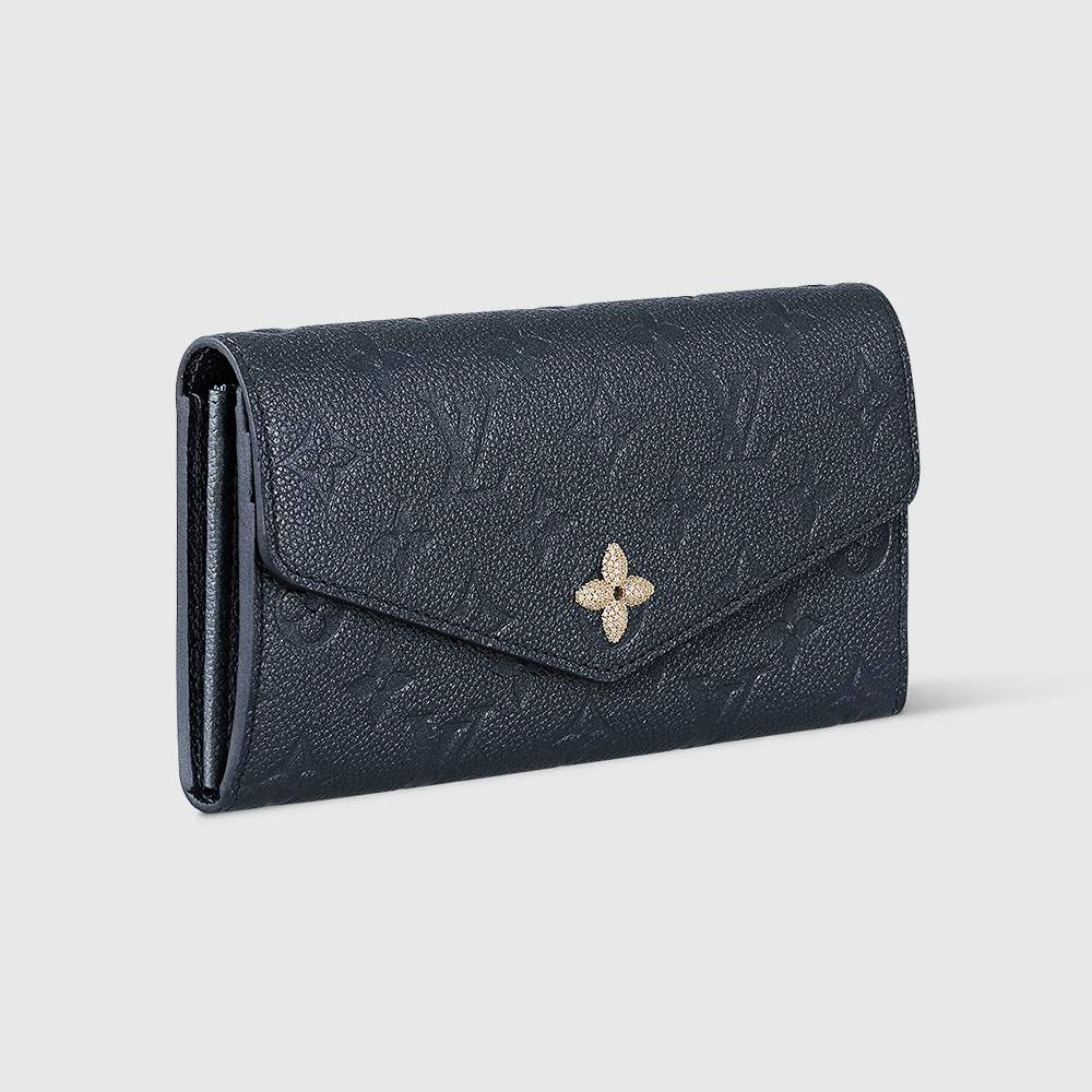 ルイヴィトンスーパーコピー ポルトフォイユ・サラ NM ネイビー 長財布 M82668 - 商品画像 4