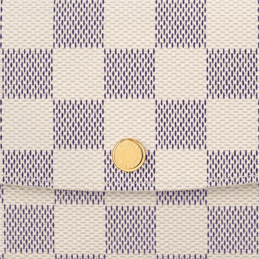 ルイヴィトンスーパーコピー 長財布 LOUIS VUITTON ポルトフォイユ エミリー ダミエ アズール ローズ バレリーヌ N41625 - 商品画像 6
