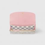 ルイヴィトンスーパーコピー 長財布 LOUIS VUITTON ポルトフォイユ エミリー ダミエ アズール ローズ バレリーヌ N41625 - 商品画像 3