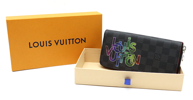 LOUIS VUITTONスーパーコピー ルイ ヴィトン ダミエグラフィット ジッピーウォレット ヴェルティカル ラウンドファスナー 長財布 ルージュ レッド N60306 - 商品画像 1