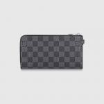ルイヴィトンコピー カードケース メンズ ジッピードラゴンヌ リストレット スマートフォンケース ポーチ ダミエグラフィット LOUIS VUITTON N60379 グレー ブラック - 商品画像 5