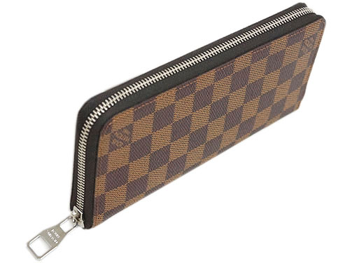 ルイヴィトンコピー N61207 財布 メンズ ラウンドジップ長財布 ジッピー・ウォレット ヴェルティカル ダミエ・エベヌ - 商品画像 5