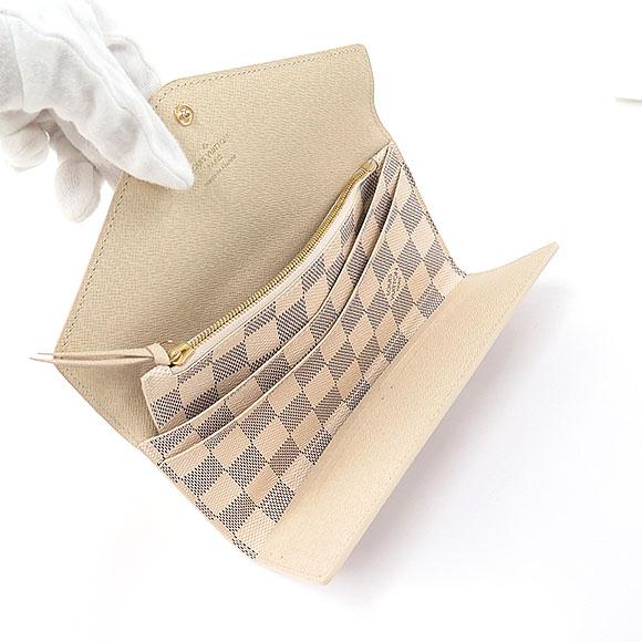 ルイ・ヴィトンスーパーコピー LOUIS VUITTON 財布 長財布 小銭入れあり さいふ サイフ VUITTON ヴィトン ポルトフォイユ ジョセフィーヌ ダミエアズール N63545 - 商品画像 4