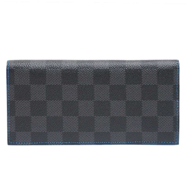 ルイヴィトン財布コピー ダミエグラフィット ブルー ポルトフォイユ・アレクサンドル NM N64030 - 商品画像 9