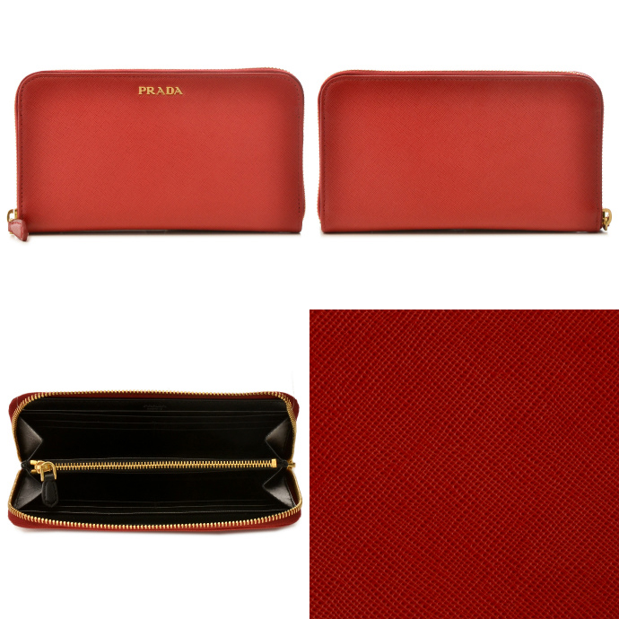 PRADA/プラダスーパーコピー カーフスキン ラウンドファスナー長財布 1M0506 2E53 C9F - 商品画像 2