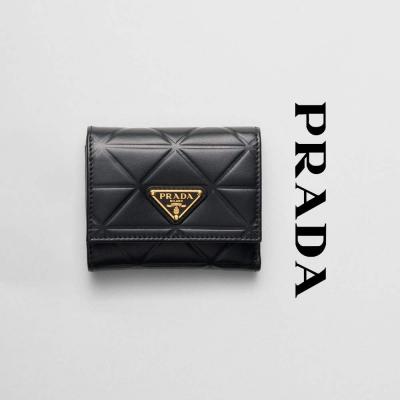 プラダ スーパーコピー トライアングルモチーフ入り レザー 財布 1MH043_2C3W_F0002 - 商品画像 2