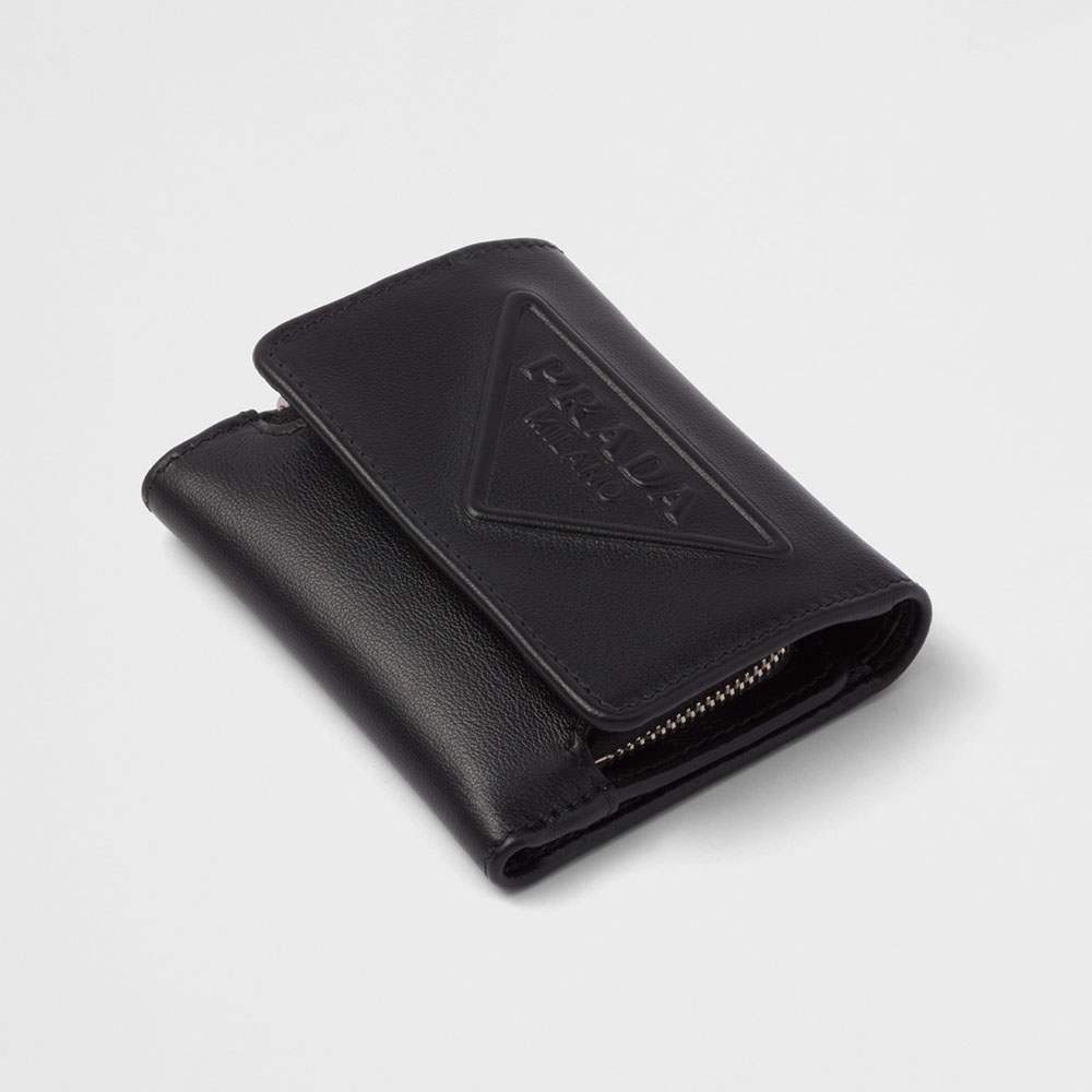 プラダ スーパーコピー グレーストライアングルエンボスレザー 財布 1MH044_2FPB - 商品画像 10