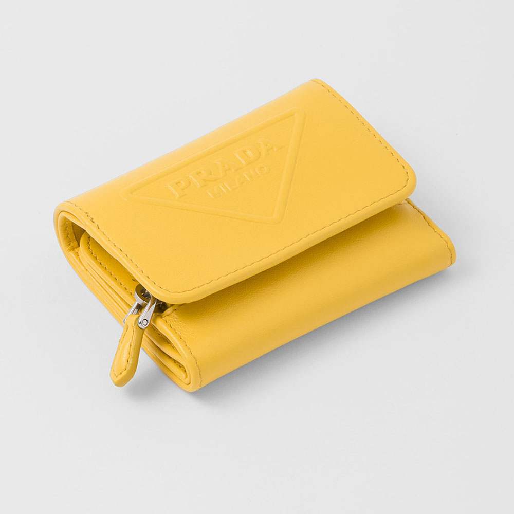 プラダ スーパーコピー グレーストライアングルエンボスレザー 財布 1MH044_2FPB - 商品画像 9