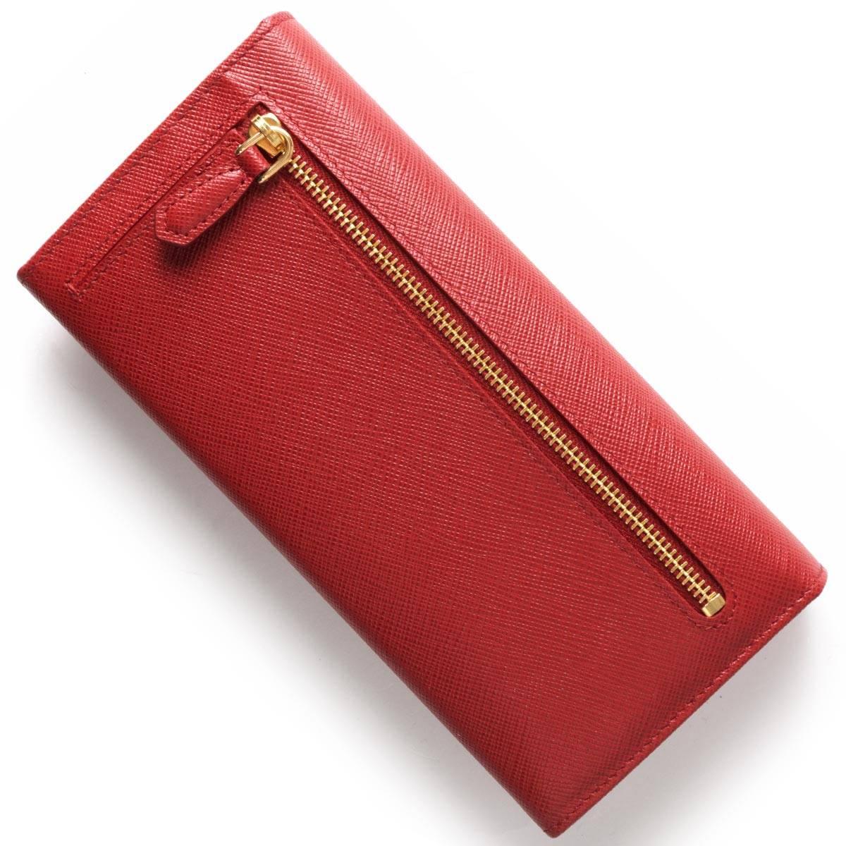 プラダコピー PRADA 長財布 SAFFIANO TRIANG 三角ロゴプレート フォーコレッド 1MH132 QHH F068Z レディース - 商品画像 1