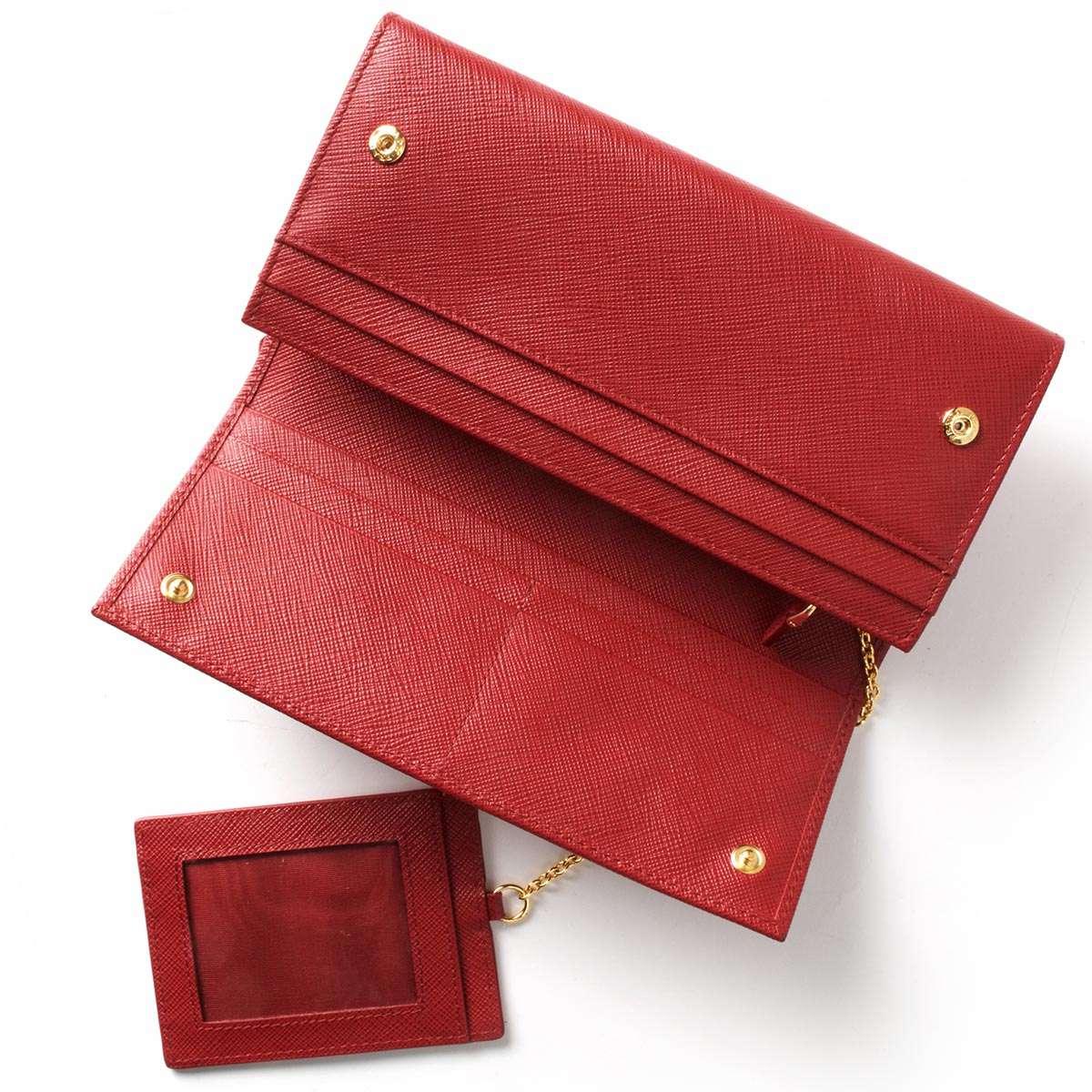 プラダコピー PRADA 長財布 SAFFIANO TRIANG 三角ロゴプレート フォーコレッド 1MH132 QHH F068Z レディース - 商品画像 7