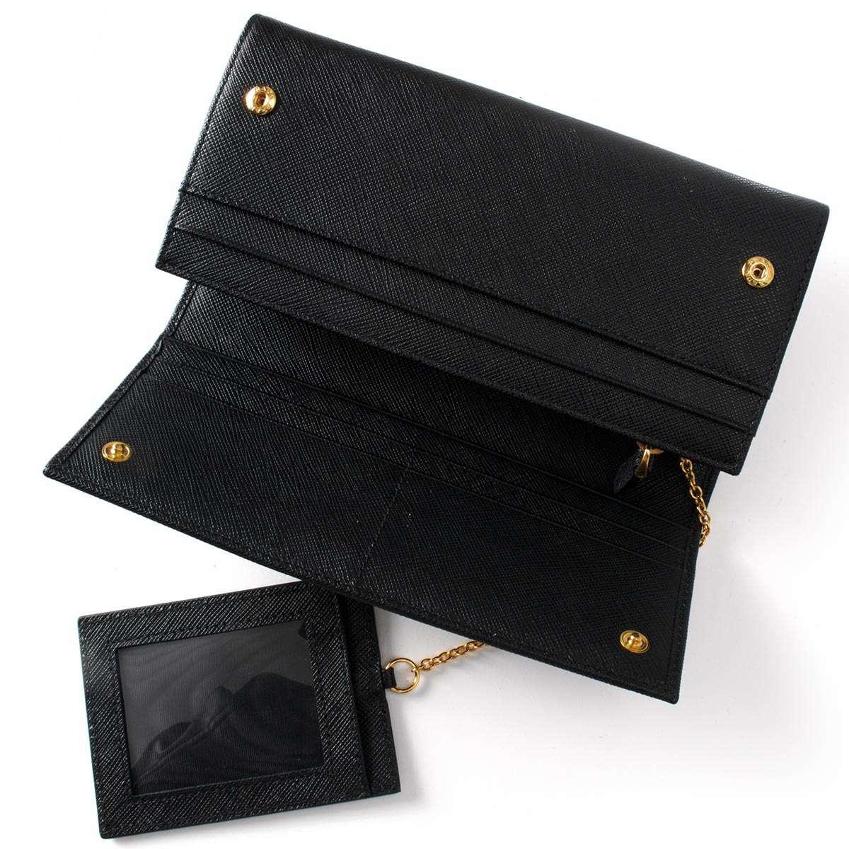 スーパーコピープラダ PRADA 長財布 SAFFIANO TRIANG 三角ロゴプレート ブラック 1MH132 QHH F0002 メンズ - 商品画像 7