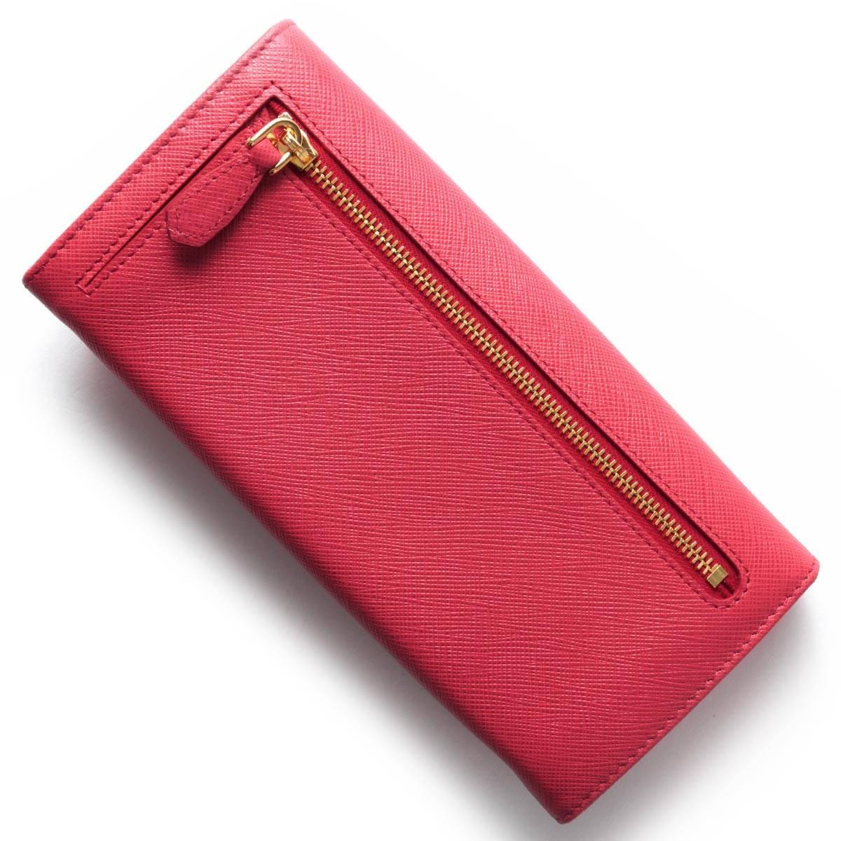 プラダコピー PRADA 長財布 サフィアーノ メタル SAFFIANO METAL ペオニアピンク 1MH132 QWA F0505 レディース - 商品画像 1