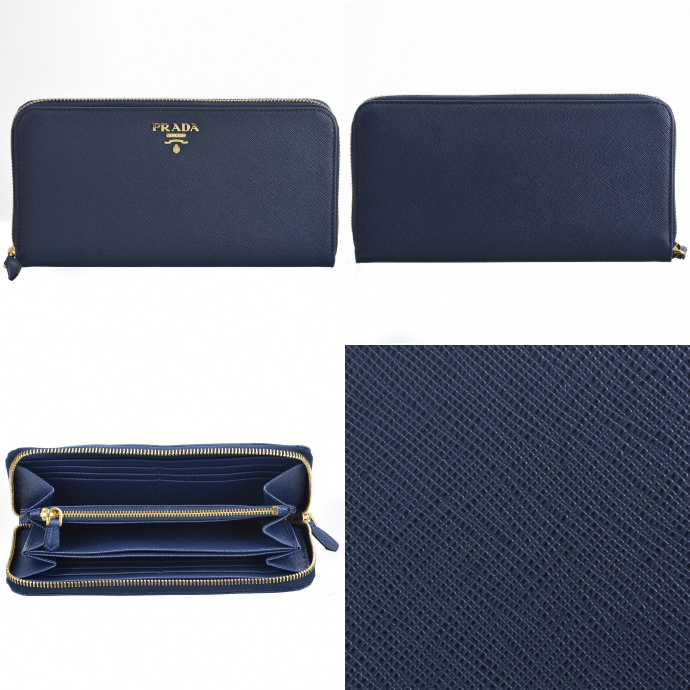 プラダコピー PRADA 2015年秋冬新作 型押しカーフスキン ラウンドファスナー長財布 1ML506 QWA 016 - 商品画像 2