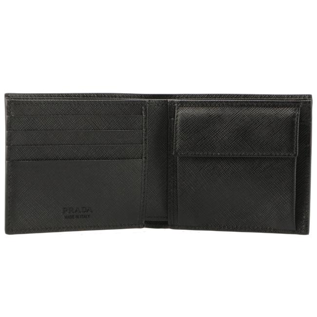 コピープラダ/PRADA 財布 メンズ レザー 二つ折り財布 NERO 2MO738-2D1Q-002 - 商品画像 6