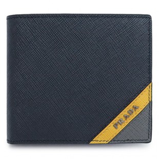 プラダスーパーコピー 折財布 PRADA 2MO738 2EGO F0UDO/SAFFIANO STRIPE BALTICO+SOLEIL 財布 二つ折り『2017年春夏新作』 サフィアーノストライプ マルチカラー 型押しレザー バルティコ - 商品画像 2