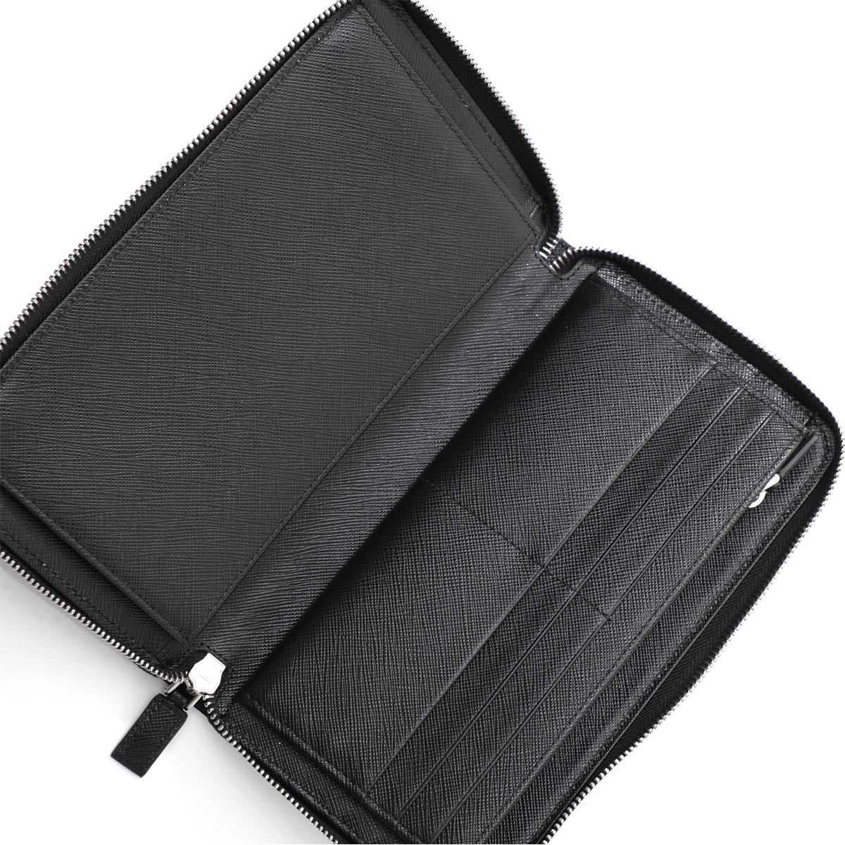 プラダスーパーコピー PRADA ラウンドファスナー 長財布 小銭入れ付き ブラック メンズ ギフト プレゼント レザー 本革 2ml188 053 f0002 SAFFIANO - 商品画像 10