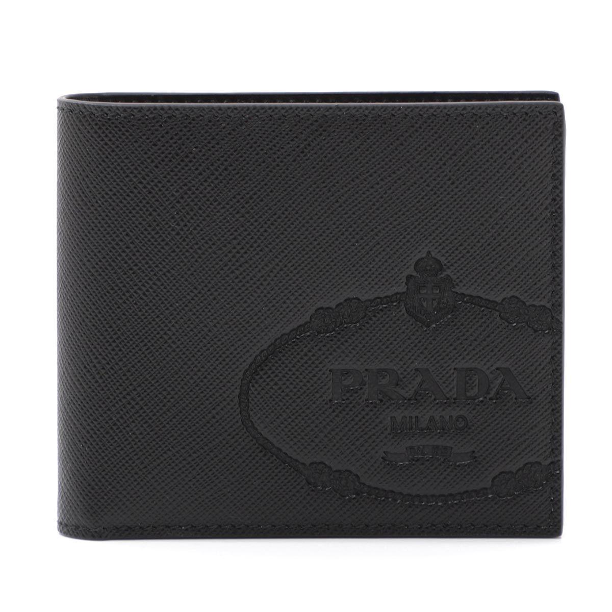 プラダスーパーコピー PRADA 2つ折り 財布 ブラック メンズ 2mo513 2mb8 f0002 SAFFIANO PRINT - 商品画像 4