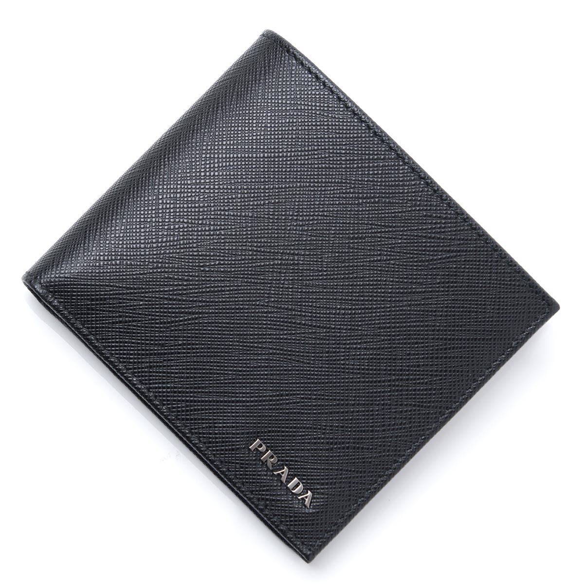 プラダコピー PRADA 2つ折り 財布 小銭入れ付き ブラック メンズ 黒 小物 レザー 革小物 ギフト プレゼント 2mo738 c5s f0g52 SAFFIANO サフィアーノ - 商品画像 8