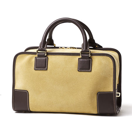 ロエベ/LOEWEコピー ハンドバッグ/AMAZONA28/アマソナ28 SUEDE×CLASSIC CALF /GOLD×BROWN ゴールド×ブラウン35261 a03 8132 4a レディース - 商品画像 3