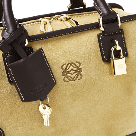 ロエベ/LOEWEコピー ハンドバッグ/AMAZONA28/アマソナ28 SUEDE×CLASSIC CALF /GOLD×BROWN ゴールド×ブラウン35261 a03 8132 4a レディース - 商品画像 4
