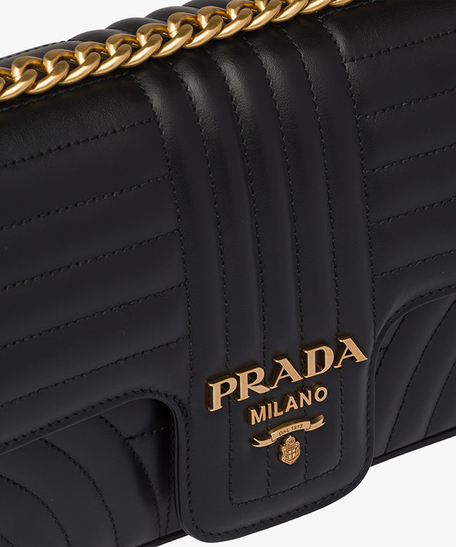 プラダ PRADA ダイアグラム ミディアム レザー バッグ 1BD108_2D91_F0CH4_V_COX - 商品画像 3