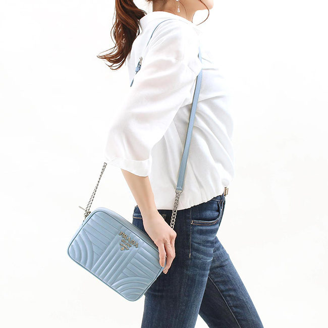 プラダスーパーコピー ショルダーバッグ ソフトカーフ/SOFT CALF インプントゥーレ/IMPUN アストラールブルー 1BH083 2D91 F0CO4 VIOI レディース - 商品画像 6