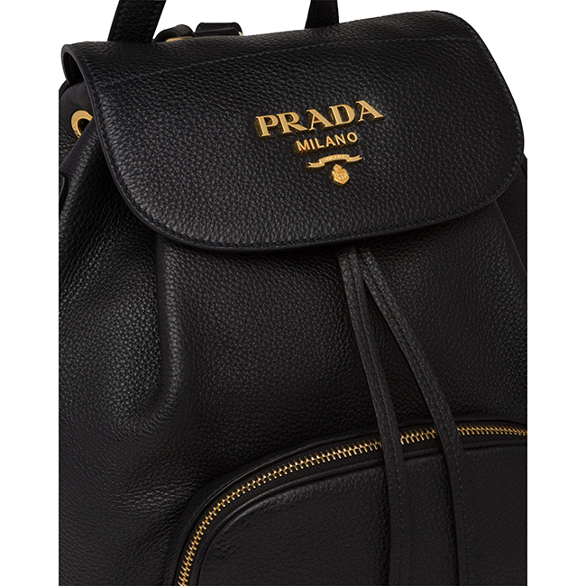プラダ PRADAスーパーコピー カーフラップレザーバックパック 1BZ035_2BBE_F0002_V_OOO - 商品画像 1