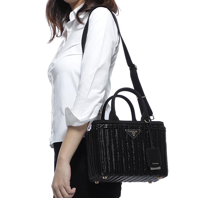 プラダスーパーコピー PRADA トートバッグ 2WAY ブラック レディース ギフト プレゼント 1bg835 vwoy 2e28 f0002 SHOPPING MIDOLLINO - 商品画像 4