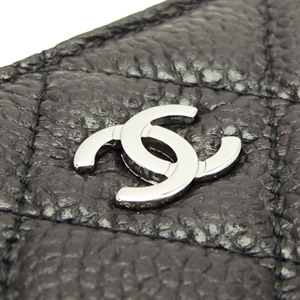 シャネルスーパーコピー財布 CHANEL シャネル 財布 ラウンドファスナ レザー キャビアスキン キルティング マトラッセ ブラック×ボルドー A50097 Y06500 C3906 CAVIAR BKBO/SV - 商品画像 5