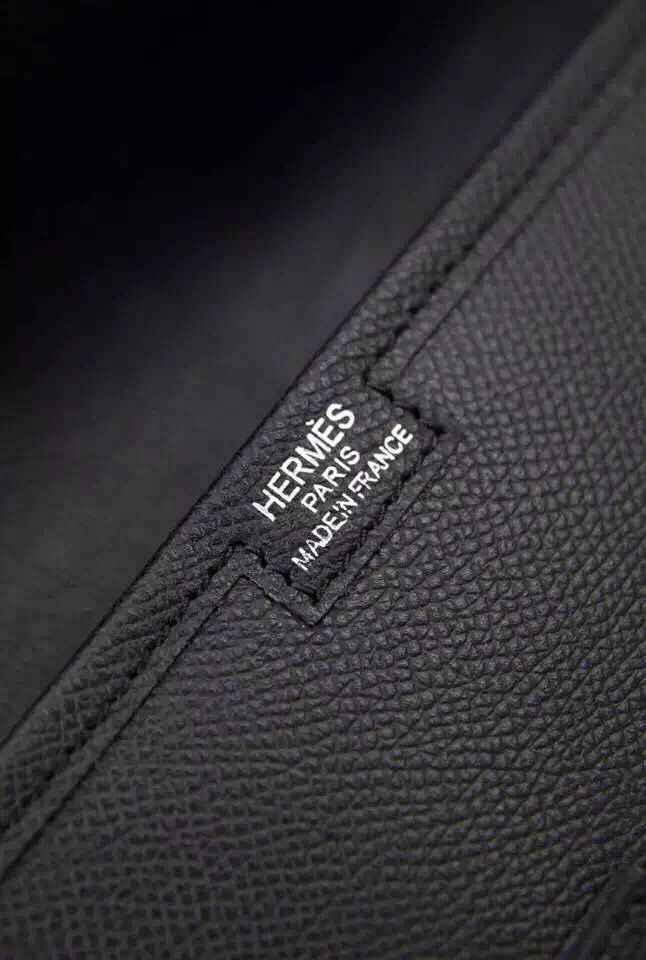 素晴らしいスーパーコピーエルメス[HERMES] ジジェ エラン[Jige Elan] （シロステッチ） エプソン ブラック he-jd-1242 - 商品画像 3